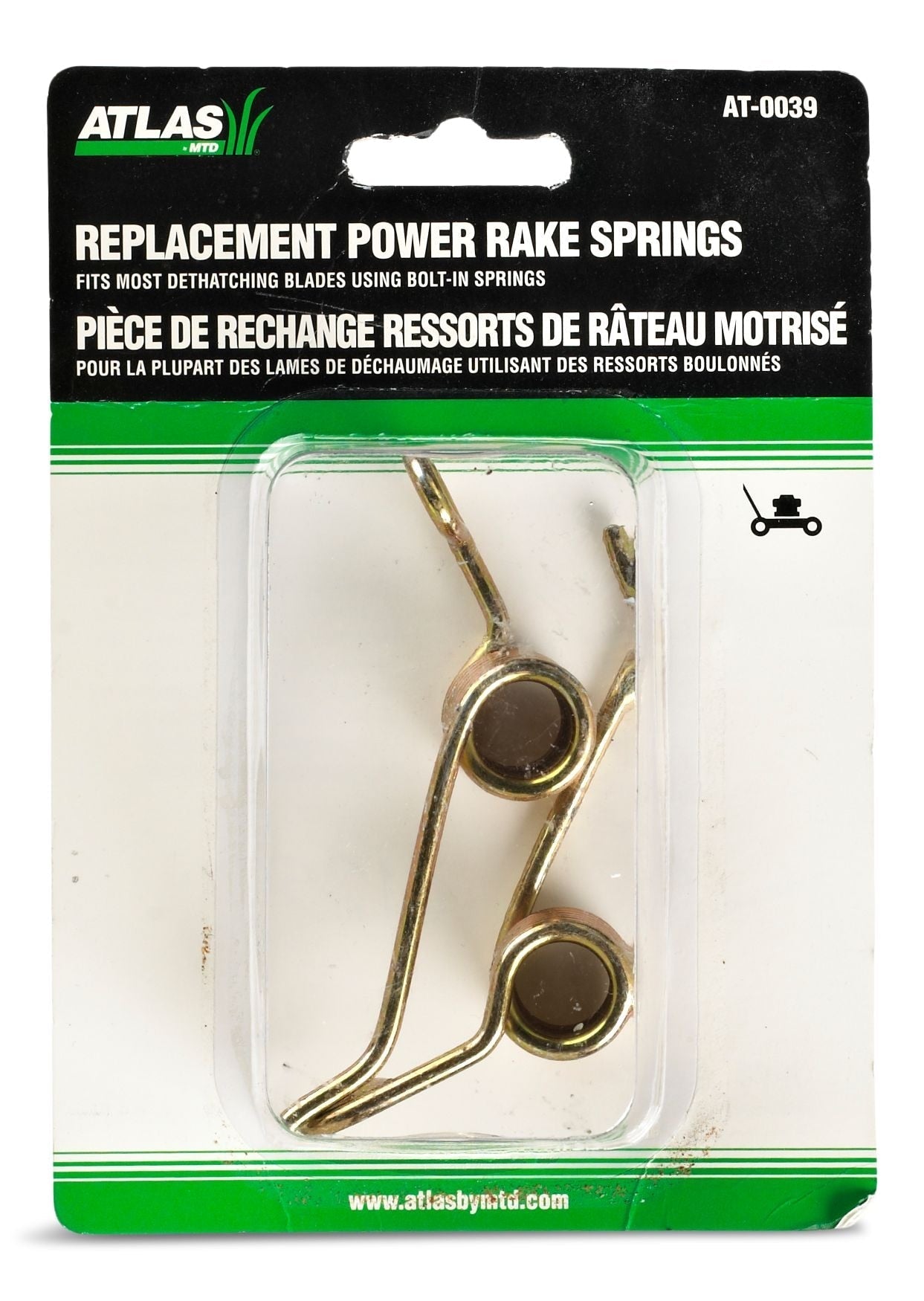 Thatcher Steel Bolt-On Replacement Springs, 2-pk; for Lawn Mower Dethatching Blades T7L8 - product image 5