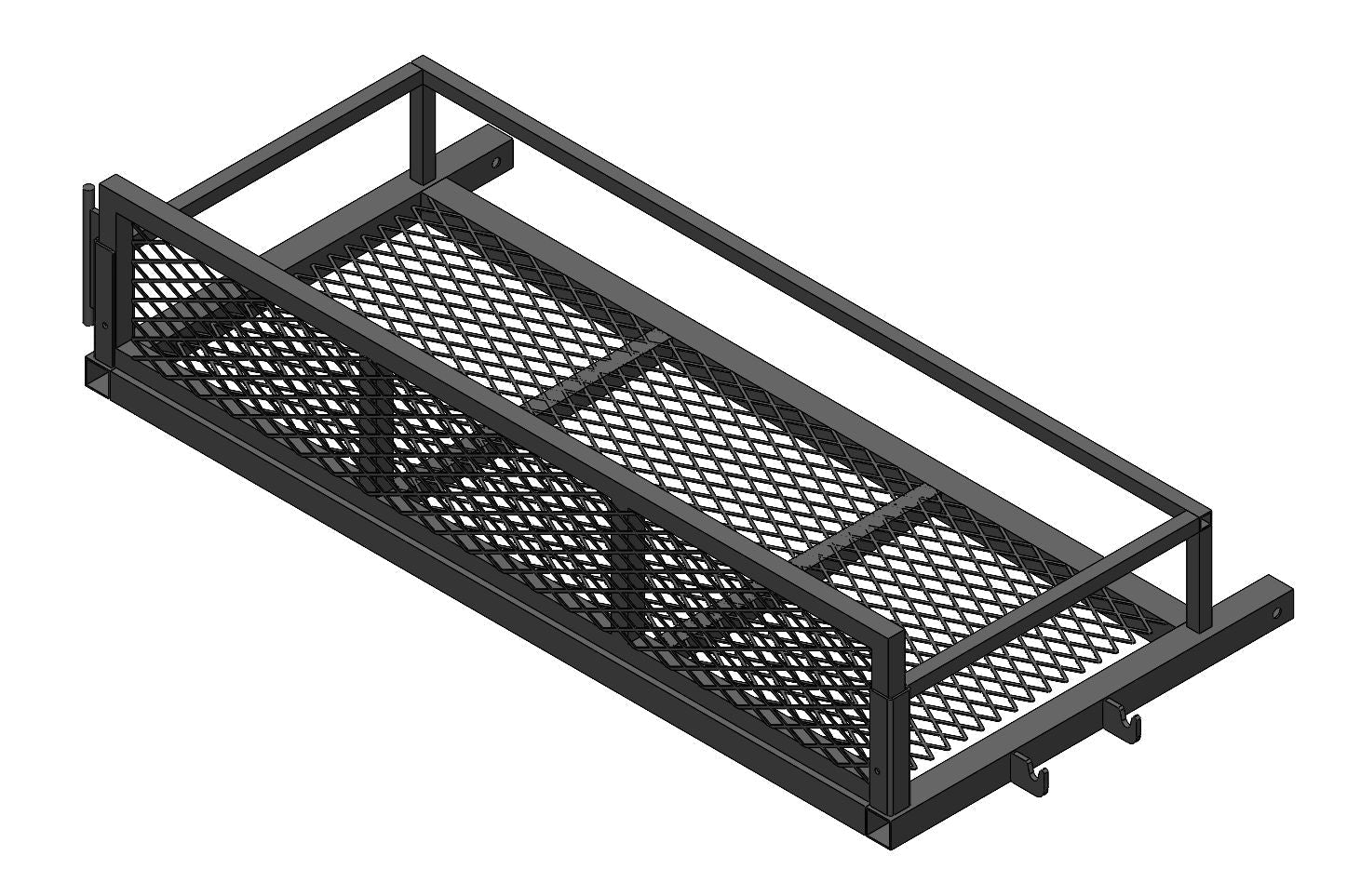 Black Bulldog Cargo Carrier add on to Mountain Lion Motorcycle Carrier B7B4 - product image 1