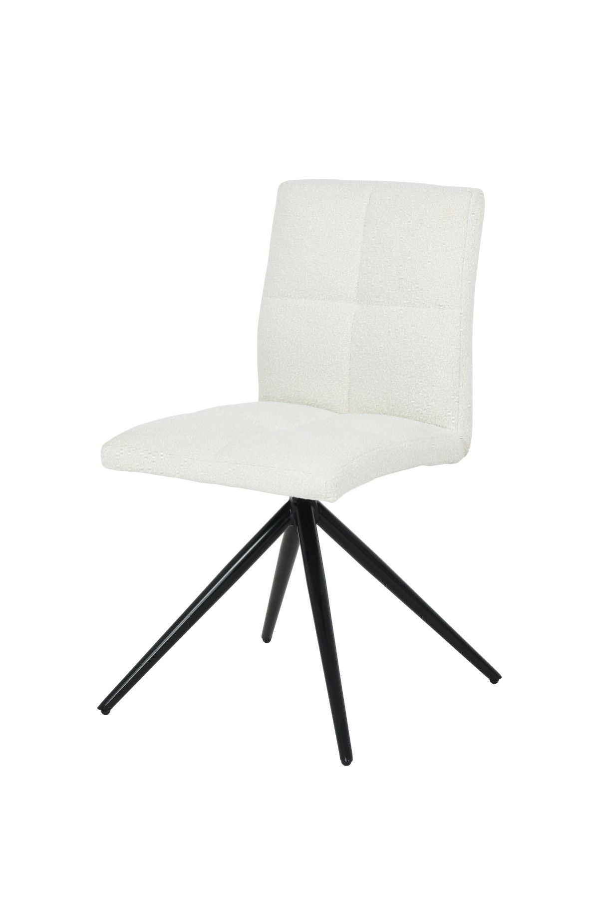 Ethan White Fabric Upholstered Armless Dining Chair, 2-pc G6U7 - product image 1