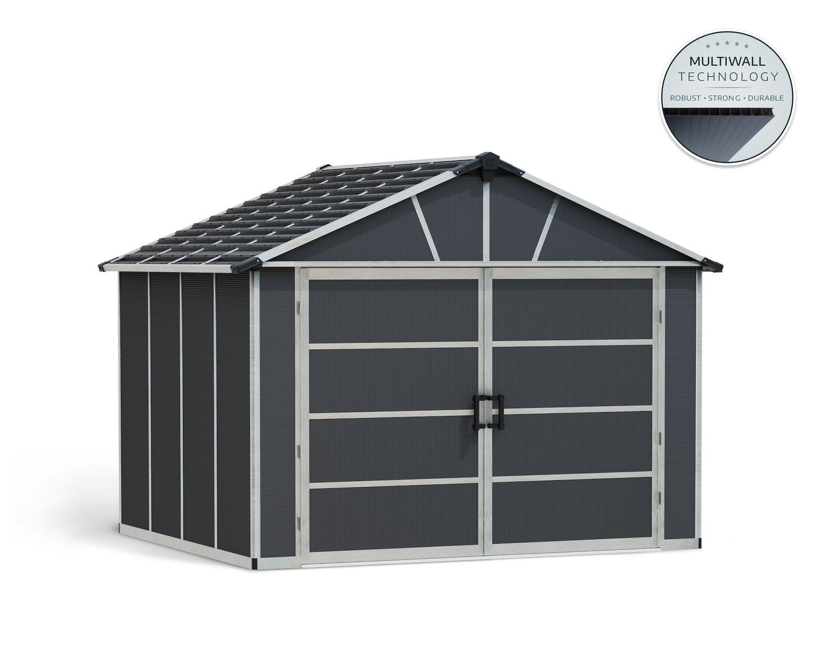 Multi-Function Polycarbonate Yukon Shed, 11x9-ft F5P1 - product image 4
