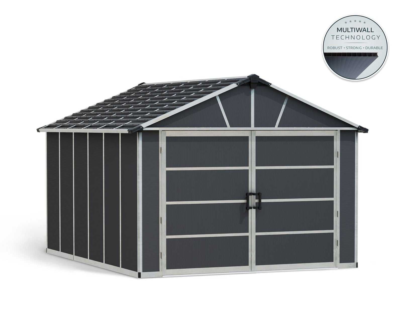 Yukon Multi-Function Polycarbonate Garage, 11x13-ft P1S0 - product image 3
