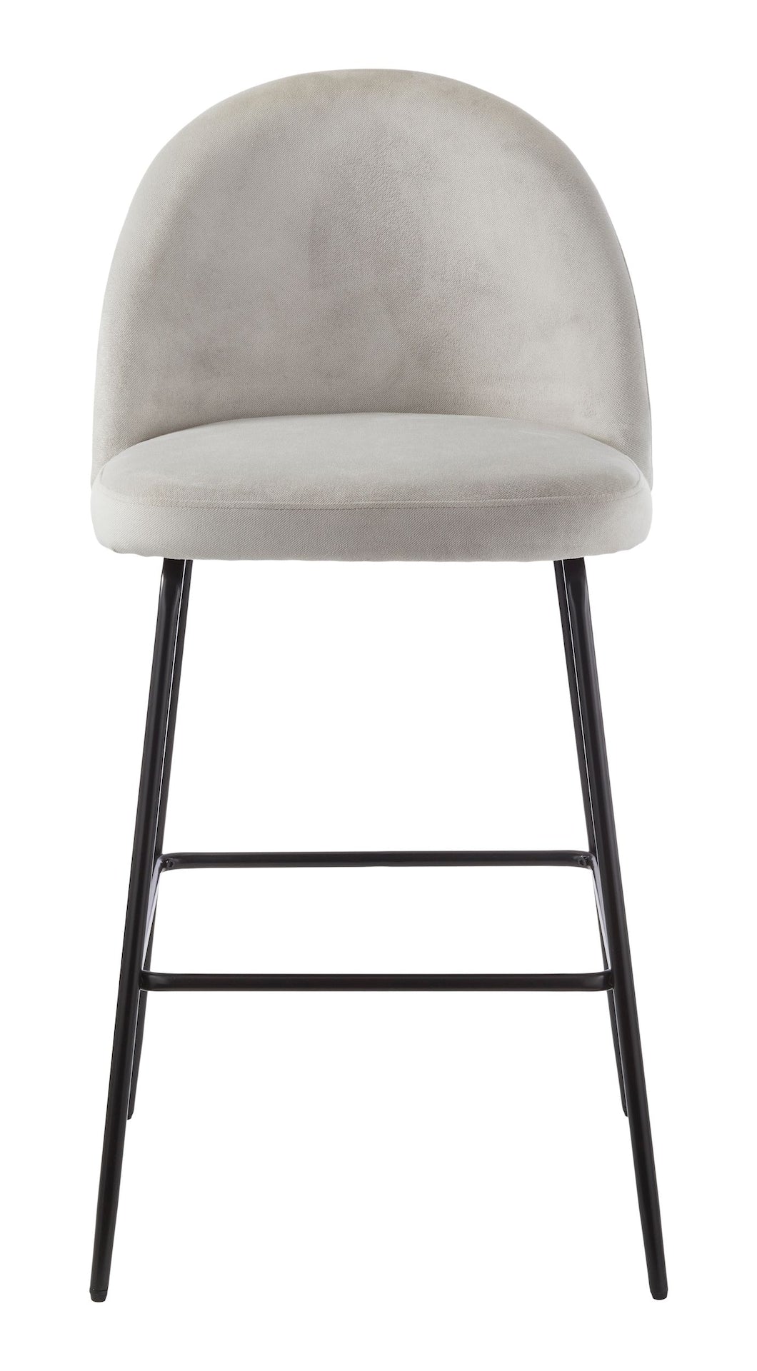 Koen Bar Elegant Counter Stool with Footrest, Grey T6F3 - product image 2