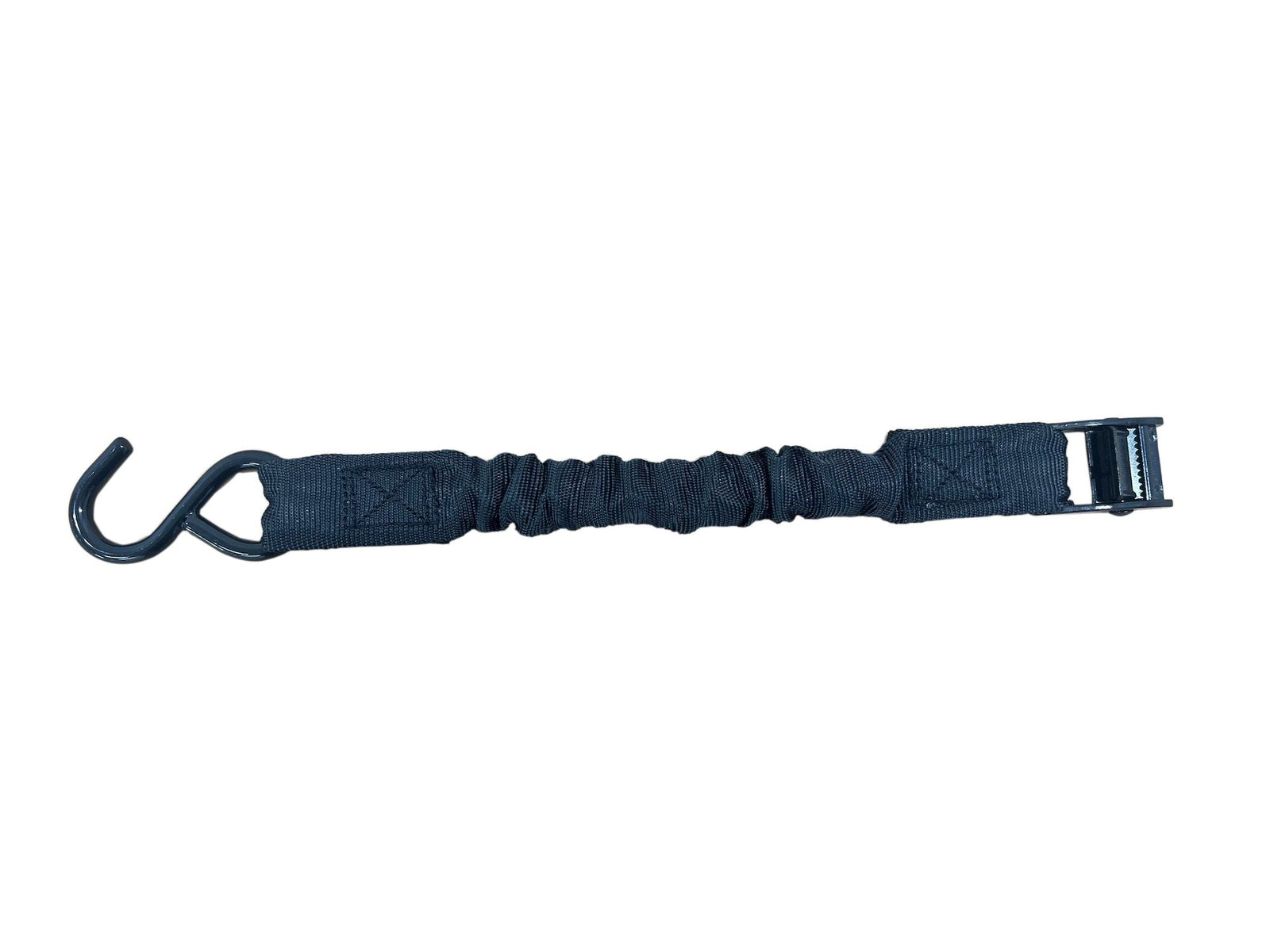 Bungee Cam-Buckle Tie-Down, 600-lb Break Strength, Black, 8-ft, 2-pk X3M4 - product image 1