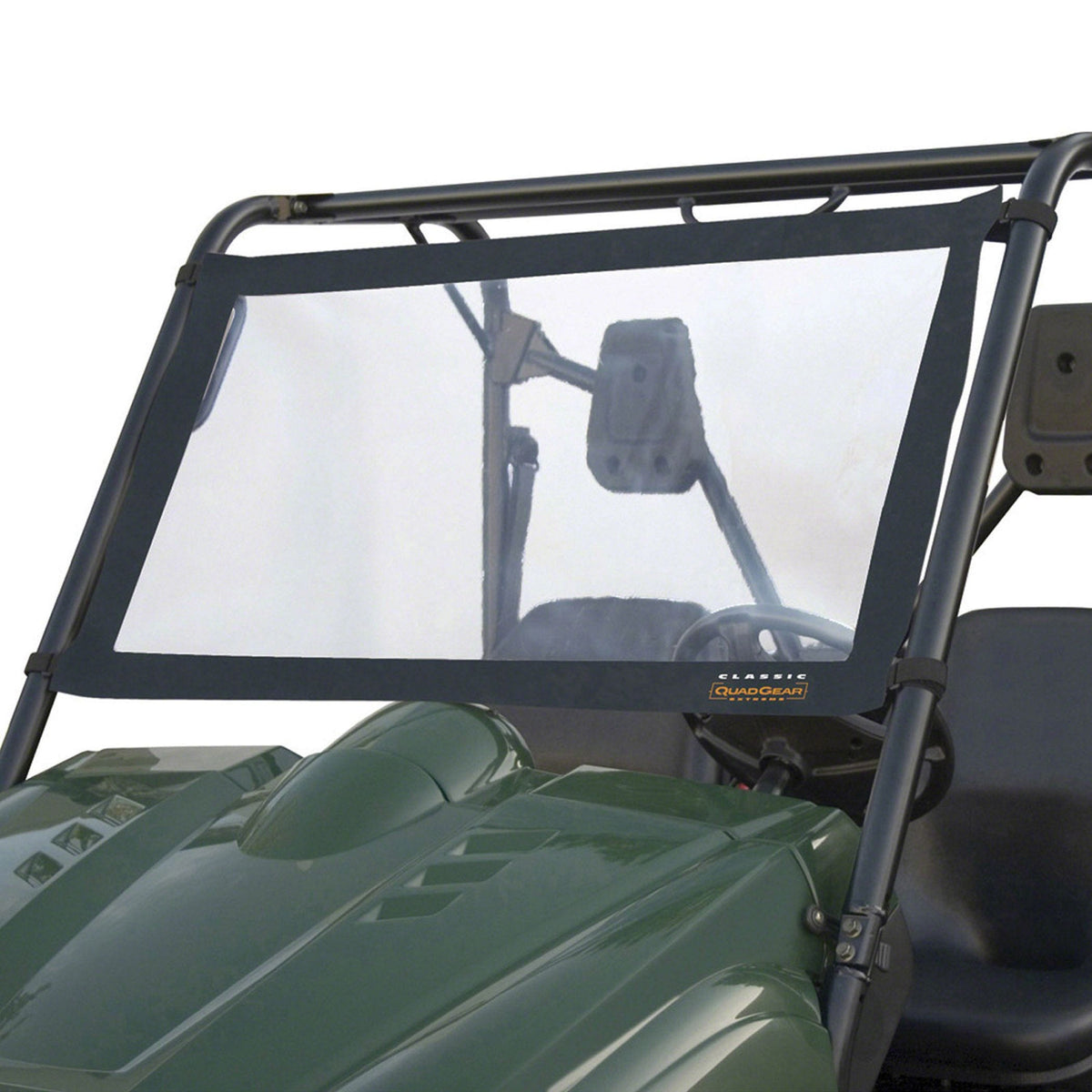 Classic Accessories 78627 QuadGear UTV Windshield for Kawasaki Mule 2500/3000 & Polaris Ranger, Black Y1T1 - product image 1