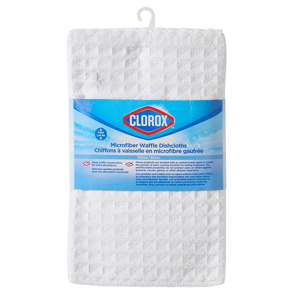 Waffle Microfiber Kitchen Dishcloths, 16-in x 19-in, 6-pk B6P0 - product image 2