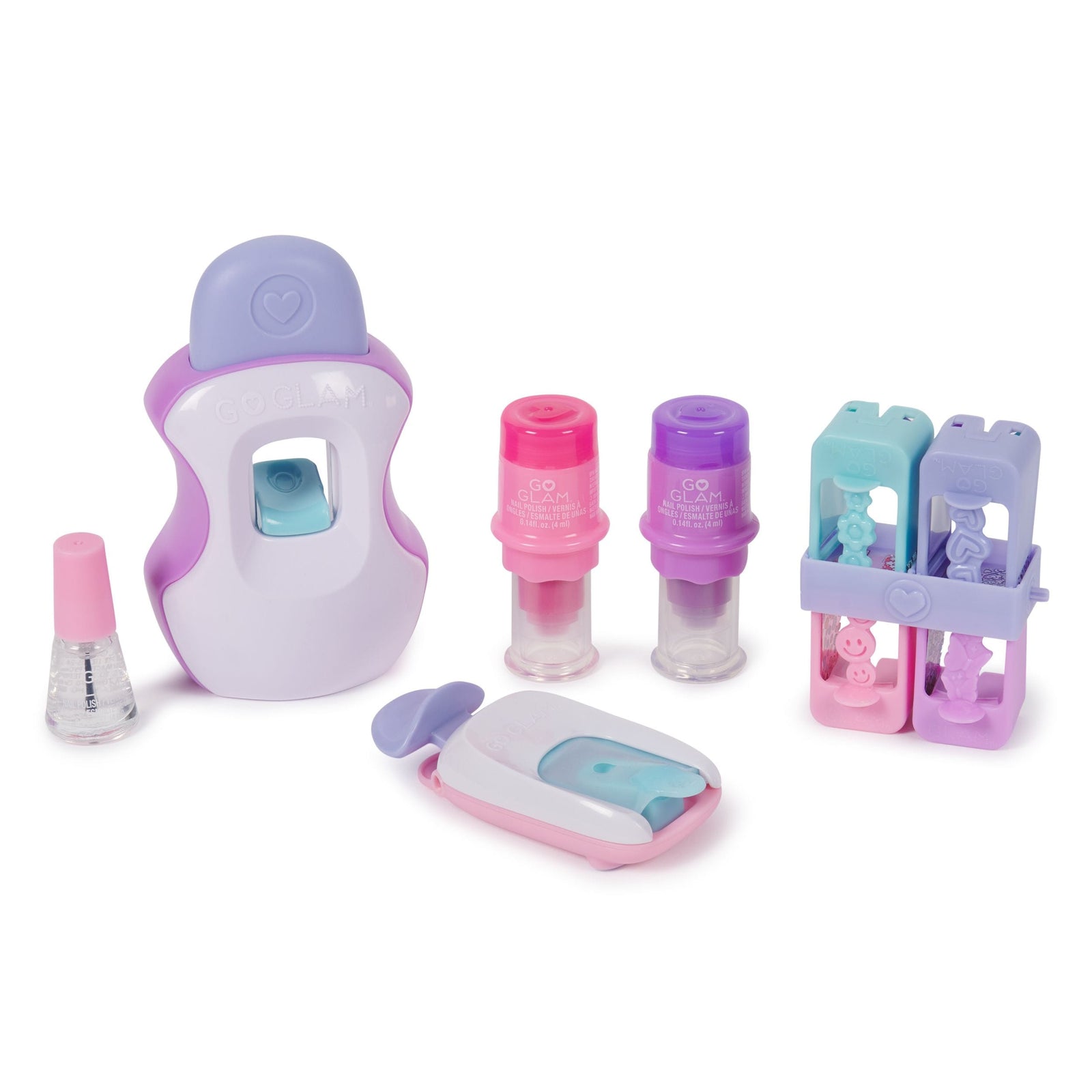 Maker, GO GLAM Studio Nail Kit, Style 200 Nails, 4 Designs, 2 Polish Applicators & Mask, Ages 7+ Z7D9 - product image 2