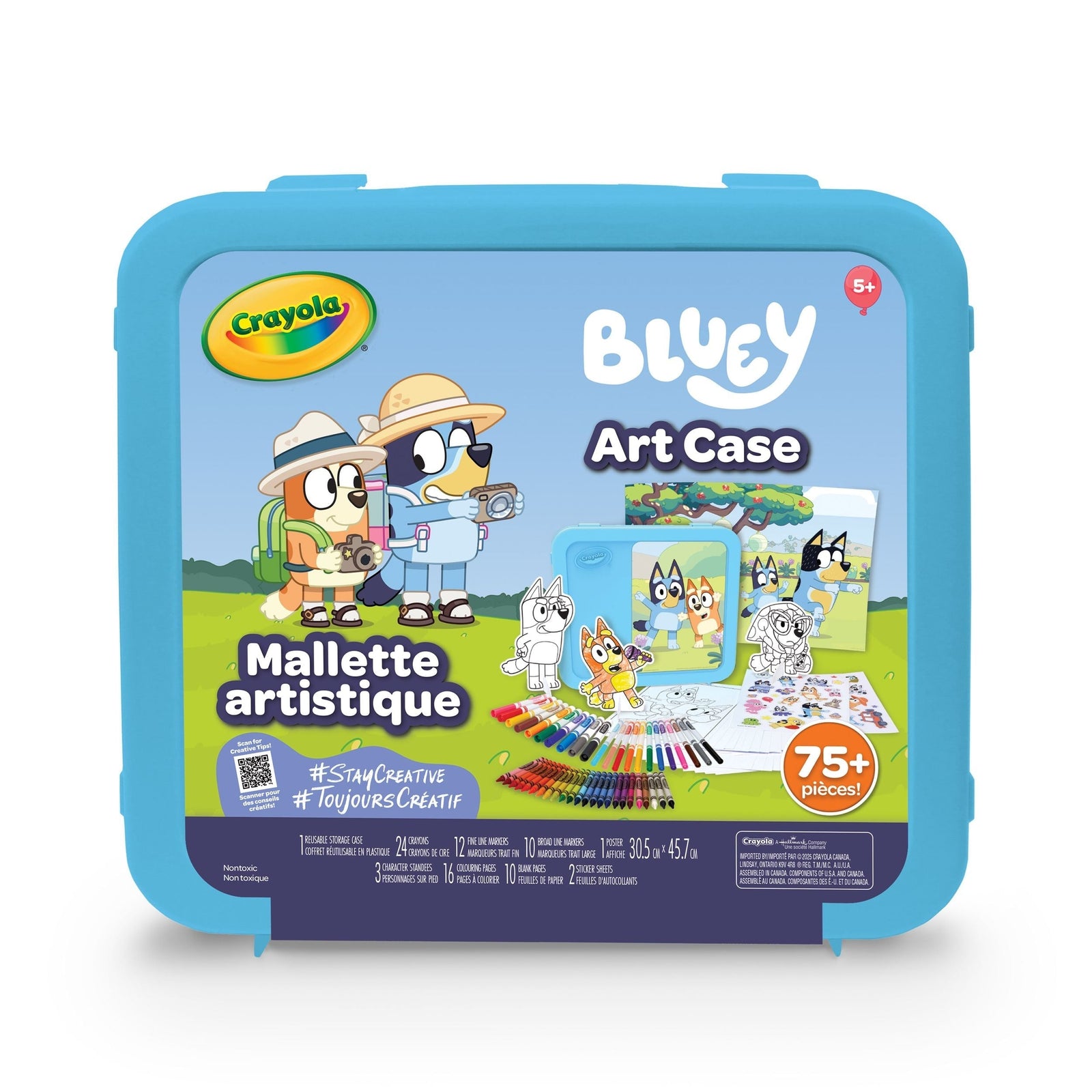 Bluey Art Case, 78 Pieces, Multicolour W7A8 - product image 1