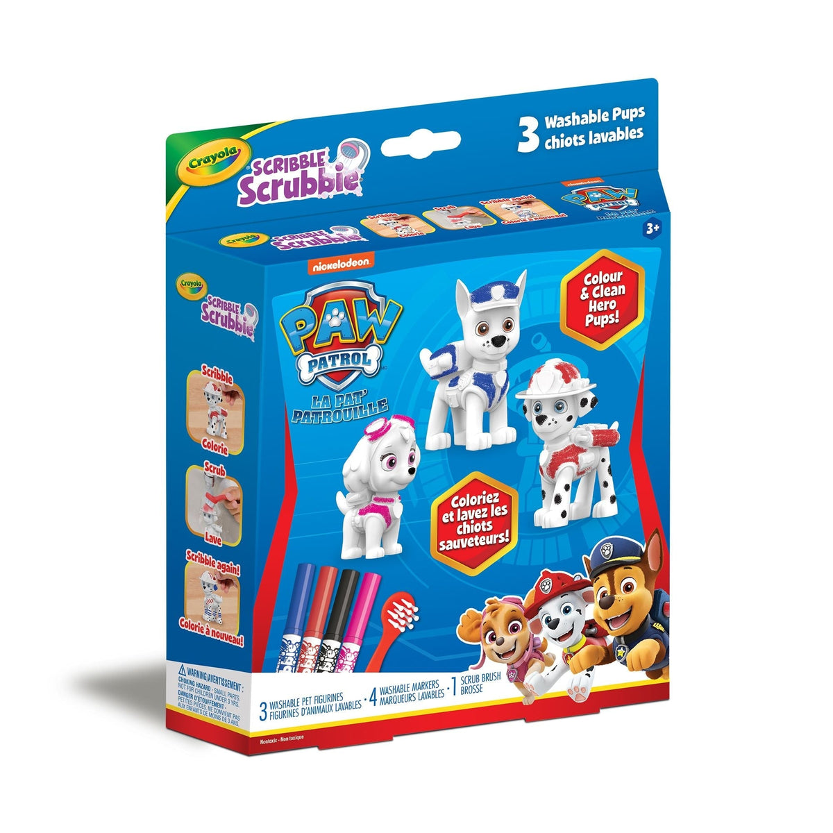 Scribble Scrubbie Pets Activity Playset with Washable Markers, 3-pk, Ages 3+ D4F0 - product image 5