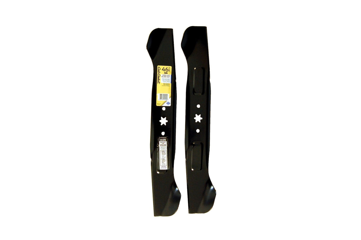 NX-15 Riding Mower 2-in-1 High-Lift Blade Set, Fits 2015 & After Models, Black, 46-in, 2-pk J1Q6 - product image 2