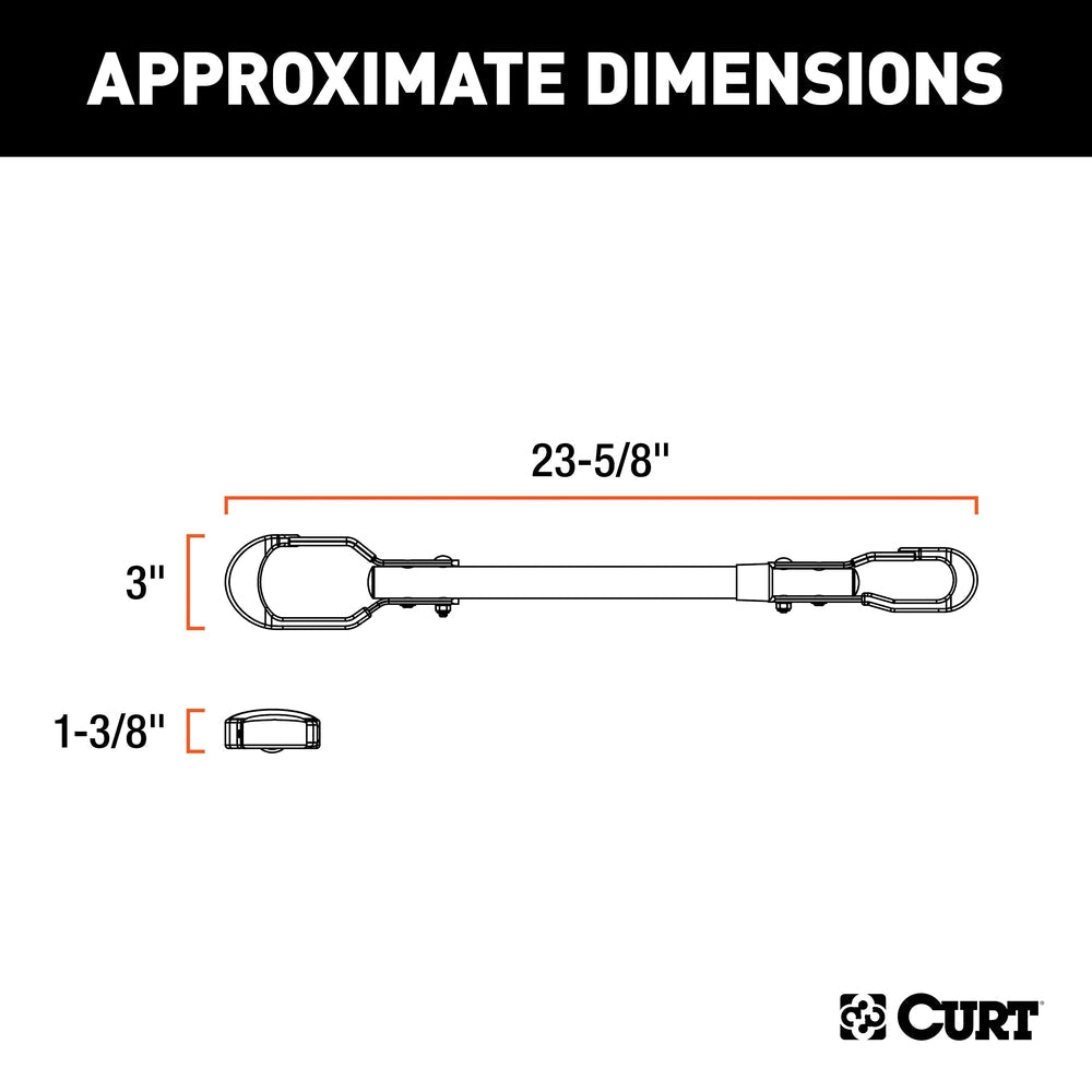 18016 Adjustable Bike Adapter Beam for Angled Frames, 22-1/-in to 31-in R2Q8 - product image 3