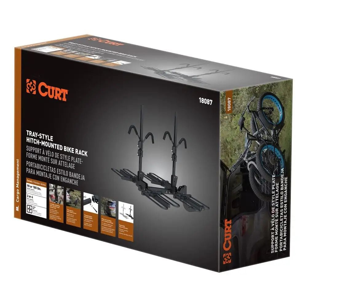 18087 Tray-Style Hitch-Mounted Bike Rack (4-Bike, 2-in Shank) L8X4 - product image 2
