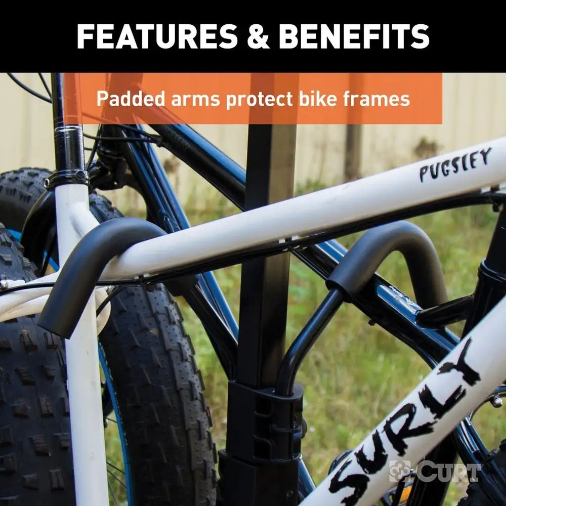 18087 Tray-Style Hitch-Mounted Bike Rack (4-Bike, 2-in Shank) L8X4 - product image 8