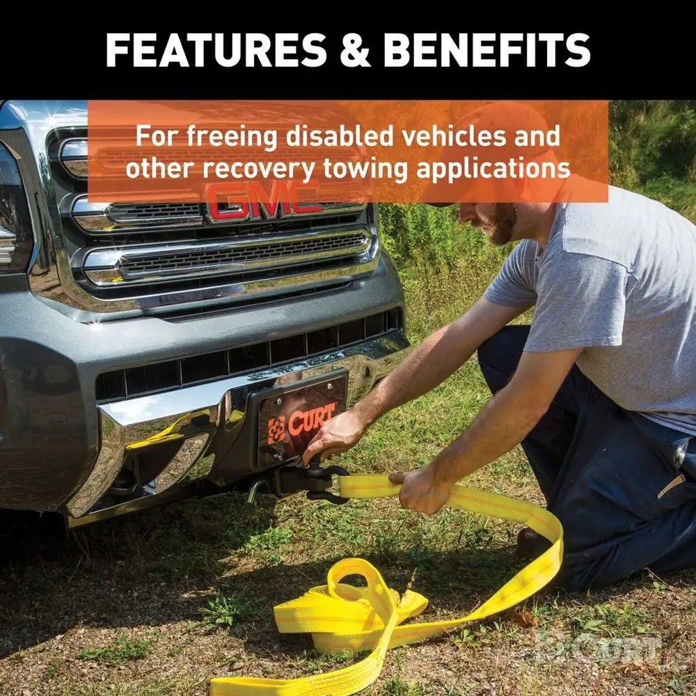83066 2-in x 30-ft Tow Strap (9,000-lb, GVW) N3Q0 - product image 4