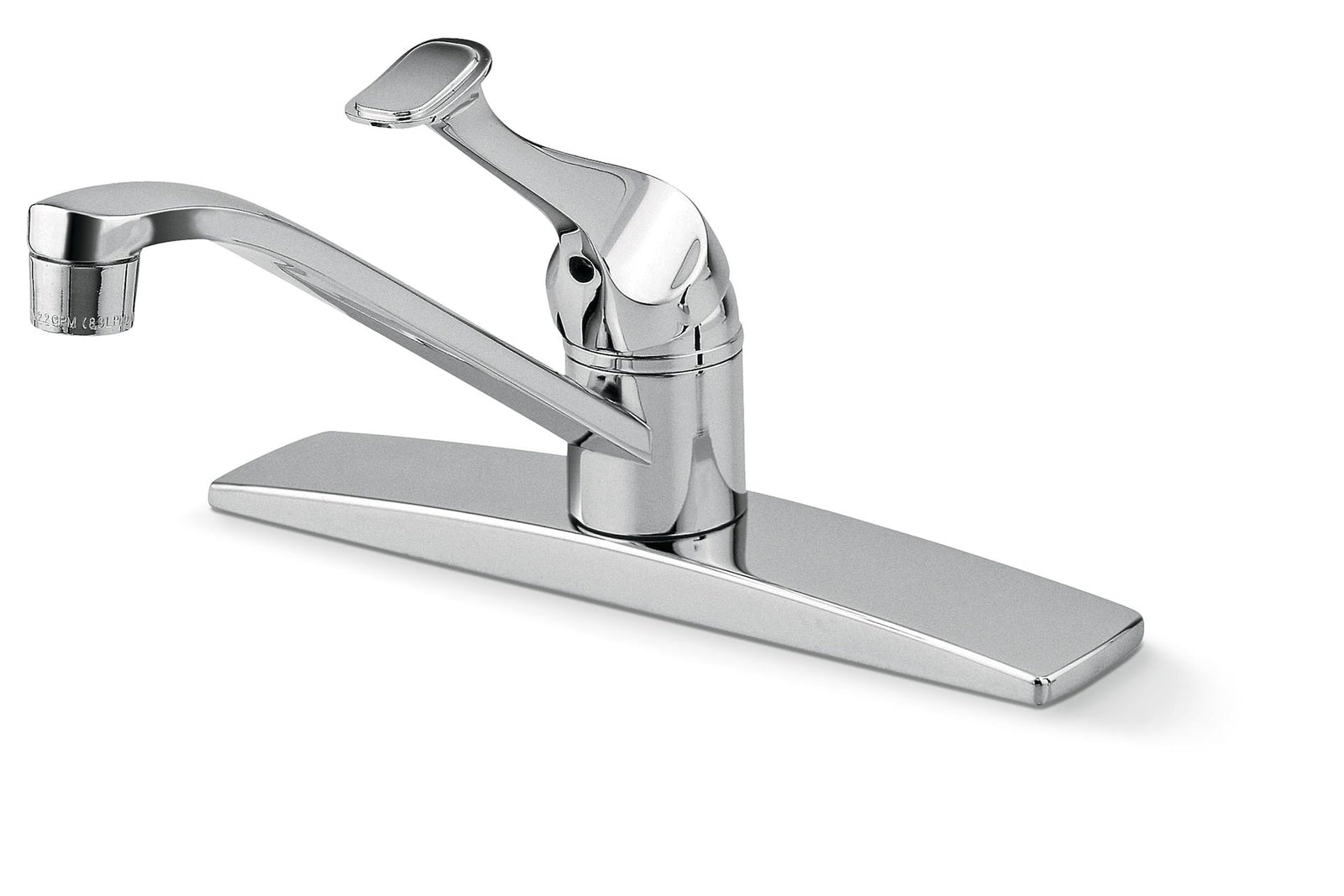 Single Handle Metal Lever Kitchen Faucet, Chrome V5S7 - product image 1