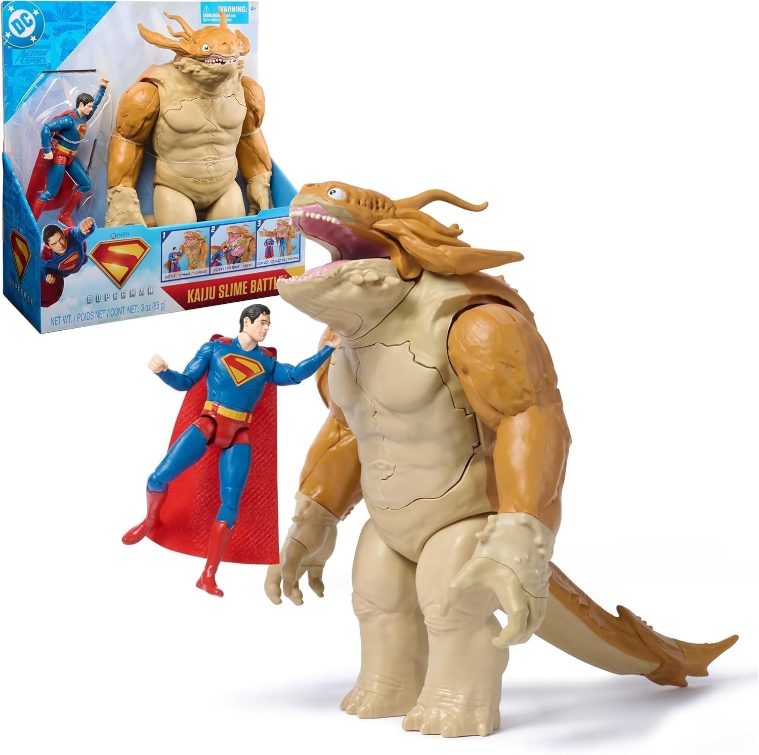 Comics, Superman Vs. Kaiju Slime Battle Playset, Ages 3+ S9W3 - product image 1