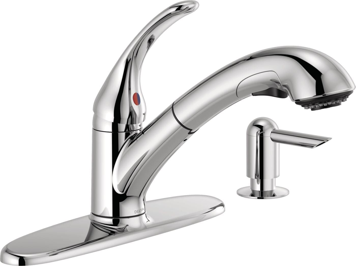 Principals Single Handle Pull Out Kitchen Faucet, Chrome X1D5 - product image 1