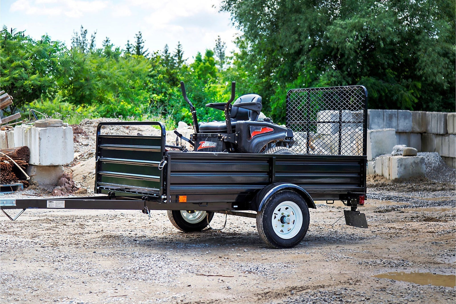 K2 Mighty 5x7 Multi-Utility Boxed Trailer with Drop Down Gate W6G6 - product image 7