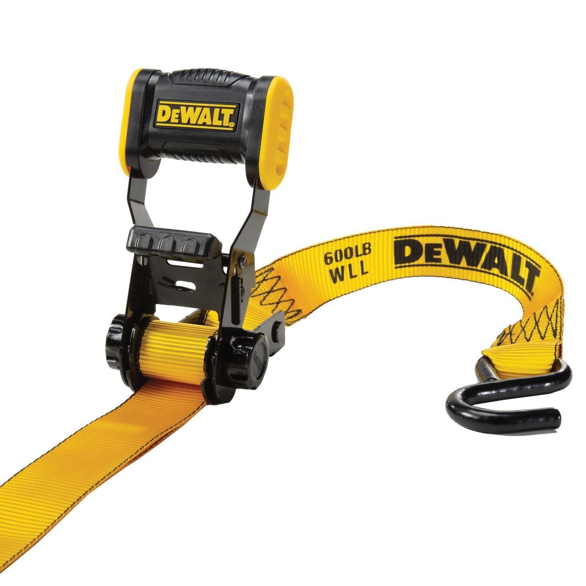 DXBC18002 1,800-lb Ratchet Tie-Down Straps, 1.25-in x 12-ft, 2-pk M2E8 - product image 3