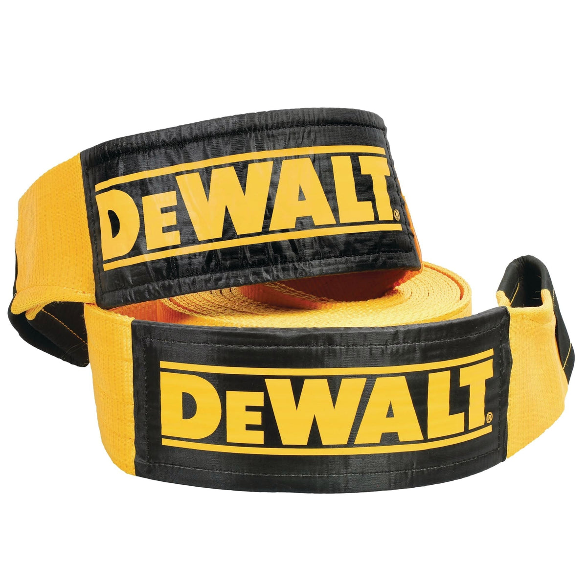 Heavy-Duty 75000-lb Break Strength Looped End Recovery Strap, Yellow, 6-in x 30-ft U5B5 - product image 1