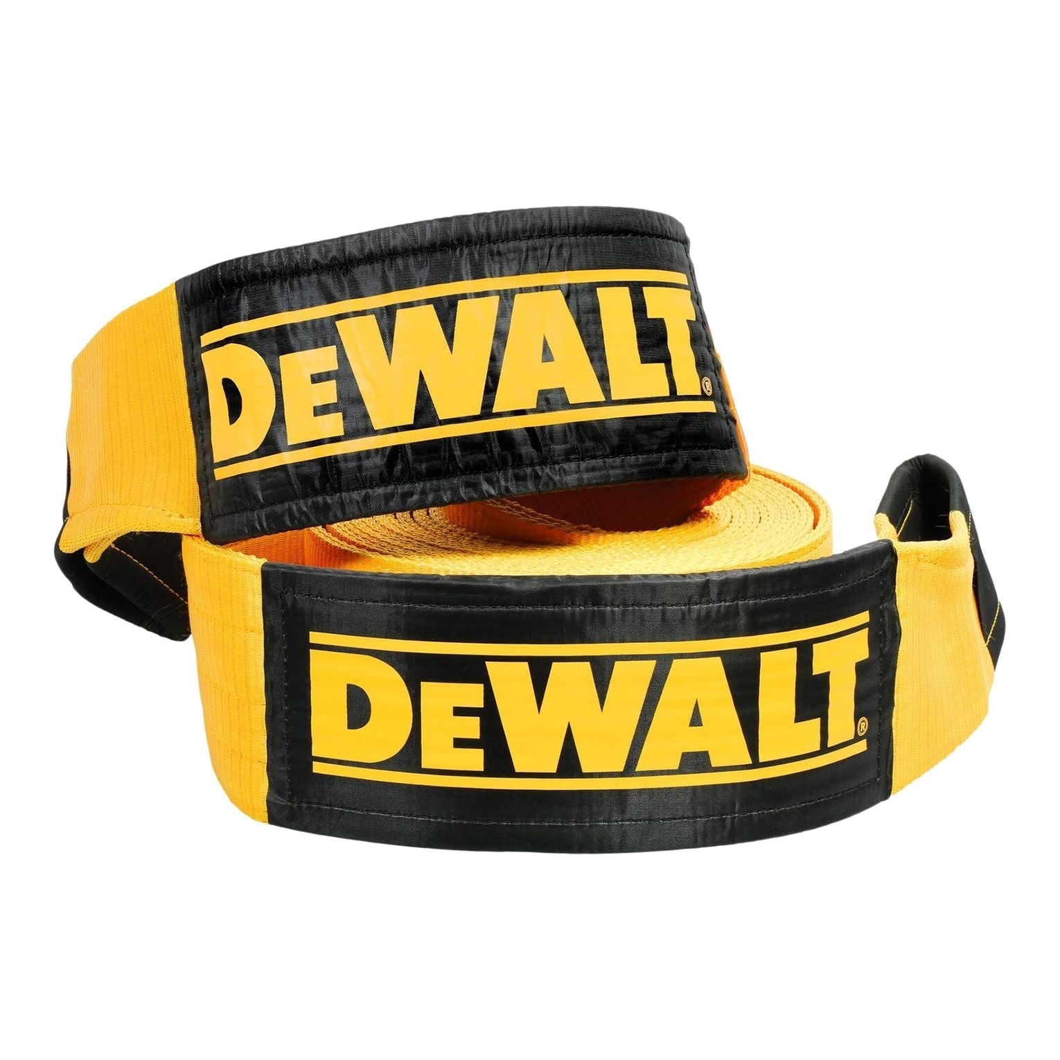 Heavy-Duty 75000-lb Break Strength Looped End Recovery Strap, Yellow, 6-in x 30-ft U5B5 - product image 2