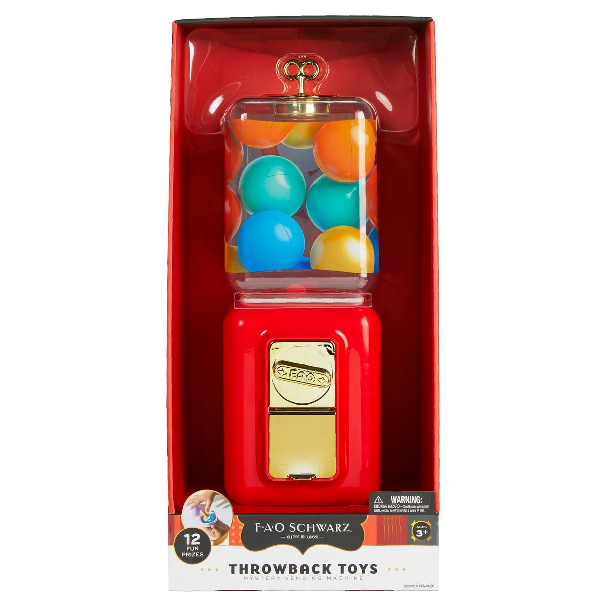 Schwartz Throwback Toys Vending Machine, Red H6C8 - product image 2