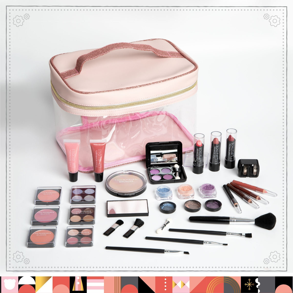 Girls Ultimate Makeup Artist Set, 30 Piece, Pastel Pink V6O1 - product image 3