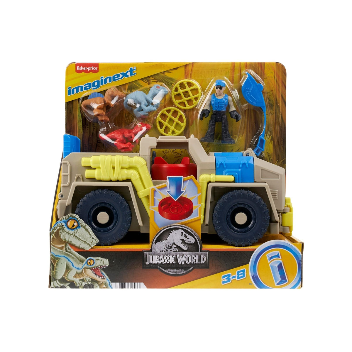 Price Imaginext Jurassic World Tracker Vehicle T7M4 - product image 1