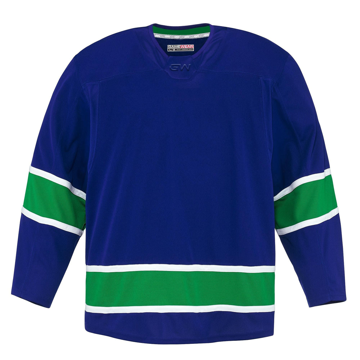 8500 Pro Team Hockey Jersey, Senior, Vancouver Canucks Home Colours, Various Sizes K5U1 - product image 1