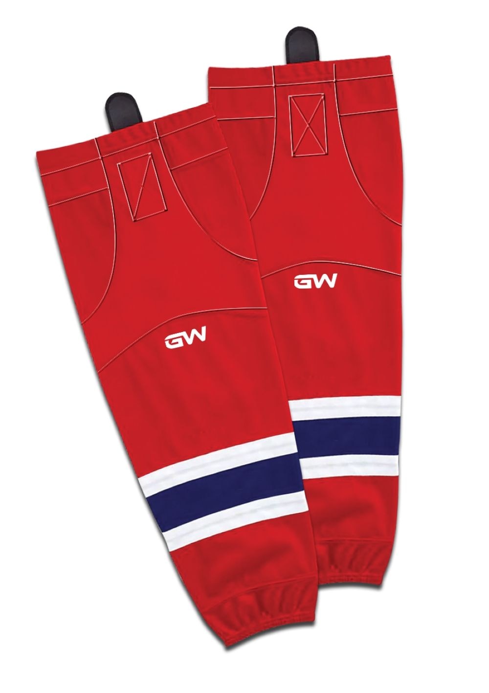 8500 Pro Team Performance Hockey Socks, Montreal Canadiens Home Colours, Assorted Sizes P0R9 - product image 1