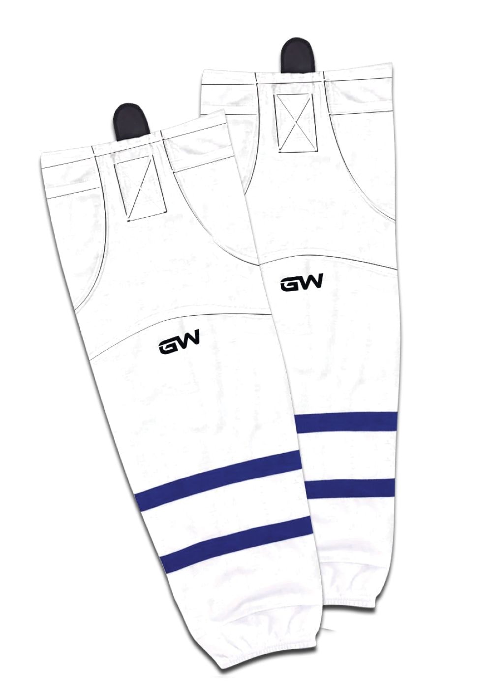 8500 Pro Team Performance Hockey Socks, Toronto Maples Leafs Away Colours, Assorted Sizes X0B2 - product image 1