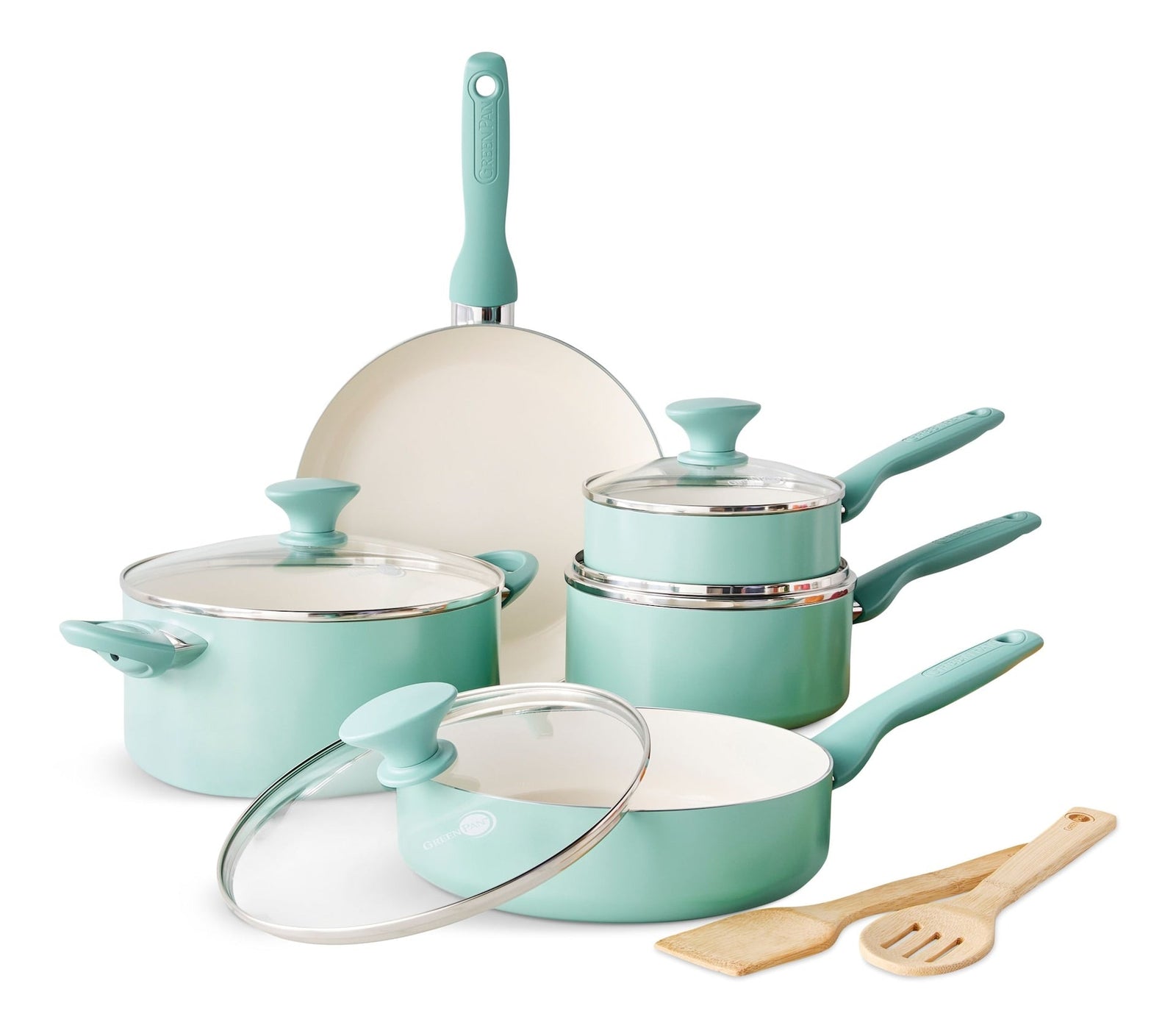 Rio Ceramic Cookware Set, Dishwasher & Oven Safe, 11-pc Q1R2 - product image 1