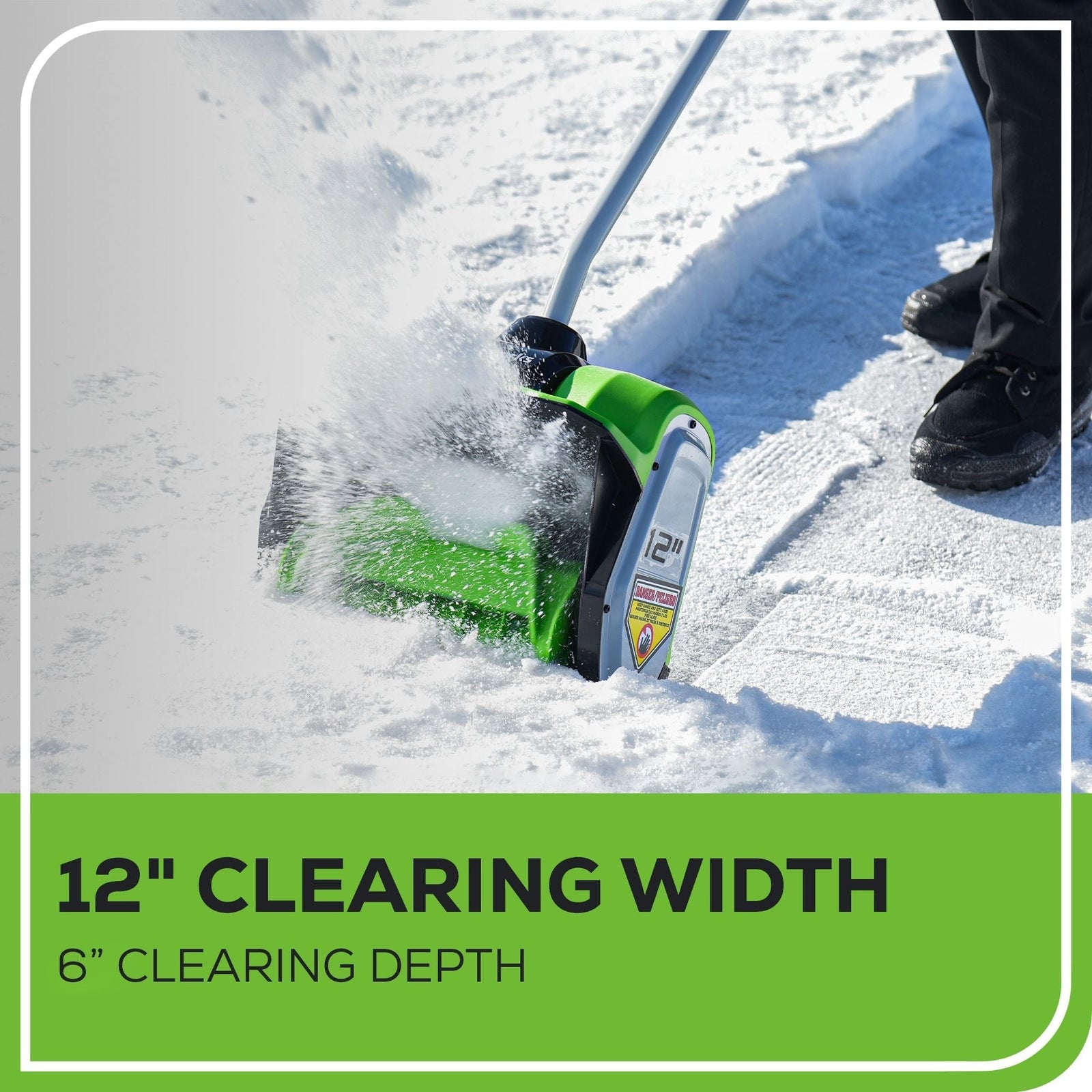 40V Cordless Snow Shovel, 12-in (Tool Only) L8V6 - product image 5