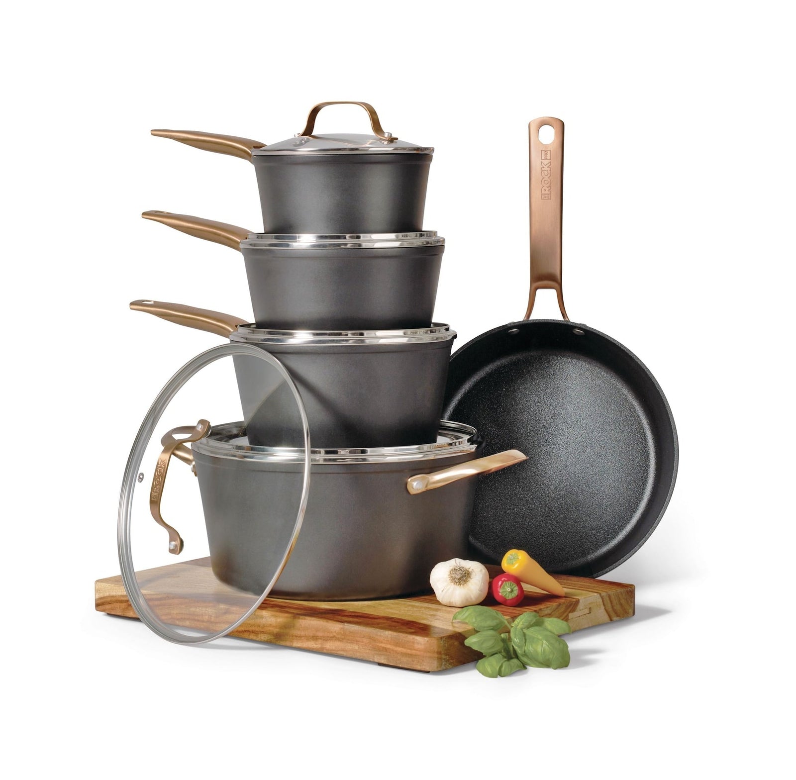 The Rock PRO Cookware Set, Non-Stick, 10-pc U8C0 - product image 4