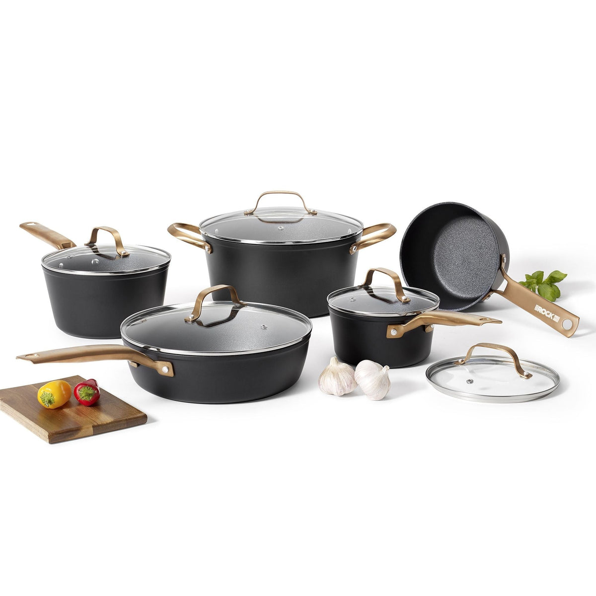 The Rock PRO Cookware Set, Non-Stick, 10-pc U8C0 - product image 6
