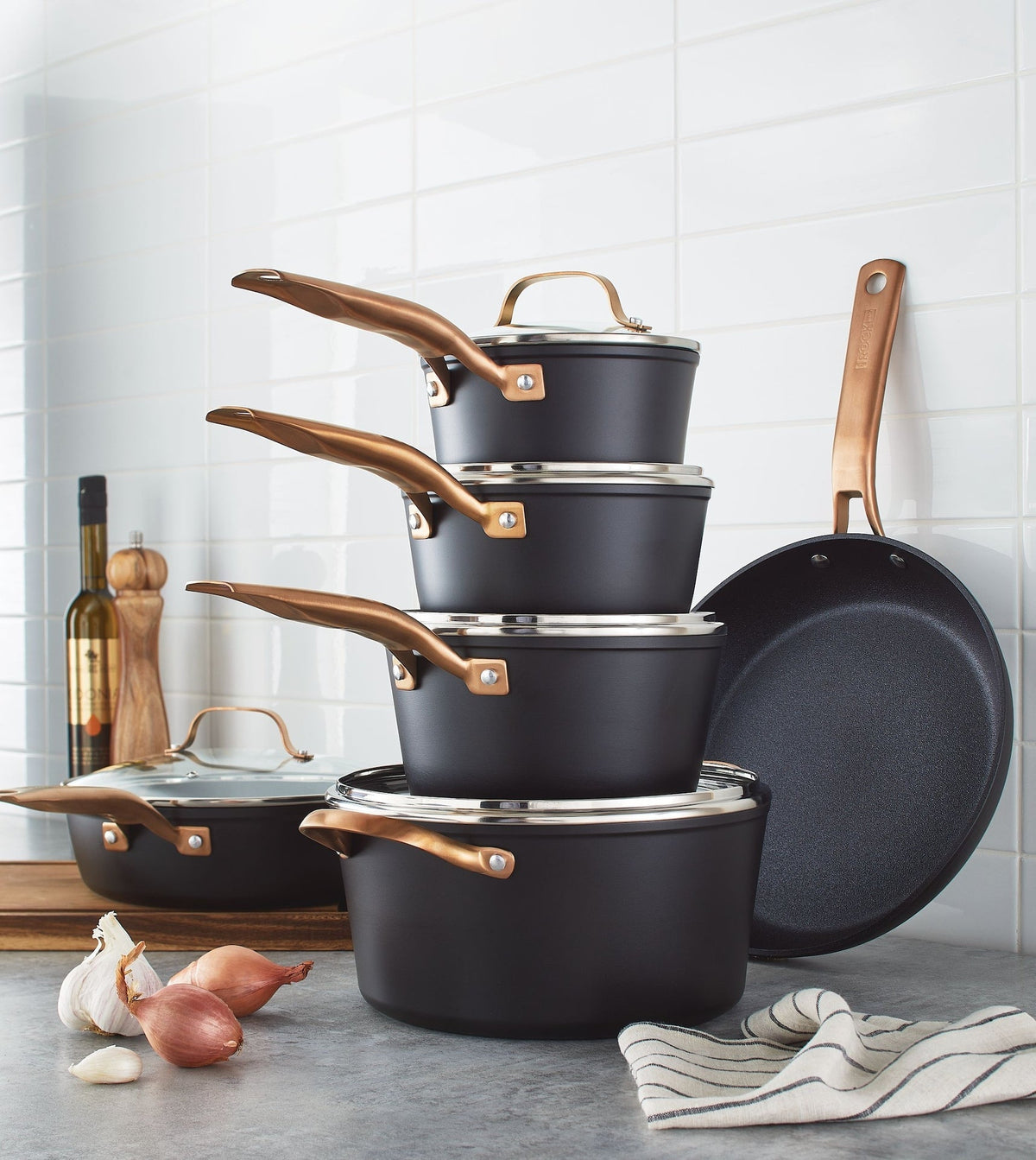 The Rock PRO Cookware Set, Non-Stick, 10-pc U8C0 - product image 7