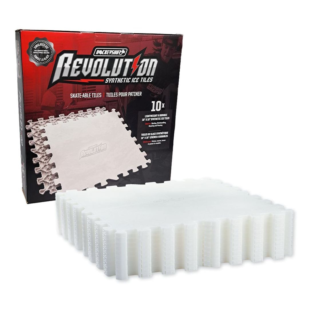 Synthetic Ice Revolution Skateable Tiles, 18-in x 18-in, 10-pk X9J4 - product image 1