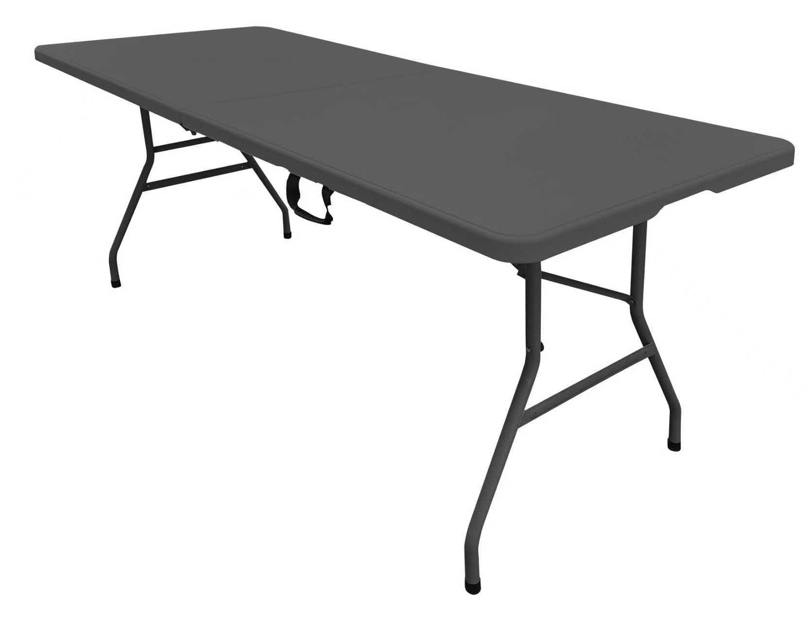 6' Folding Table, Black/Grey C3Q1 - product image 1