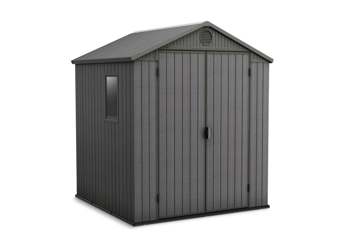Darwin Outdoor Storage Shed, Grey, 6-ft x 6-ft T9U1 - product image 1
