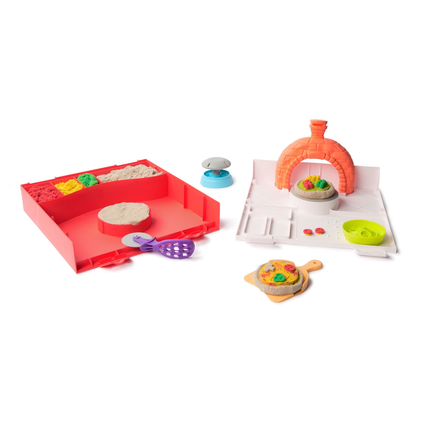 Sand 4-Colour SquishPizza Set with Rising Action I4U8 - product image 3
