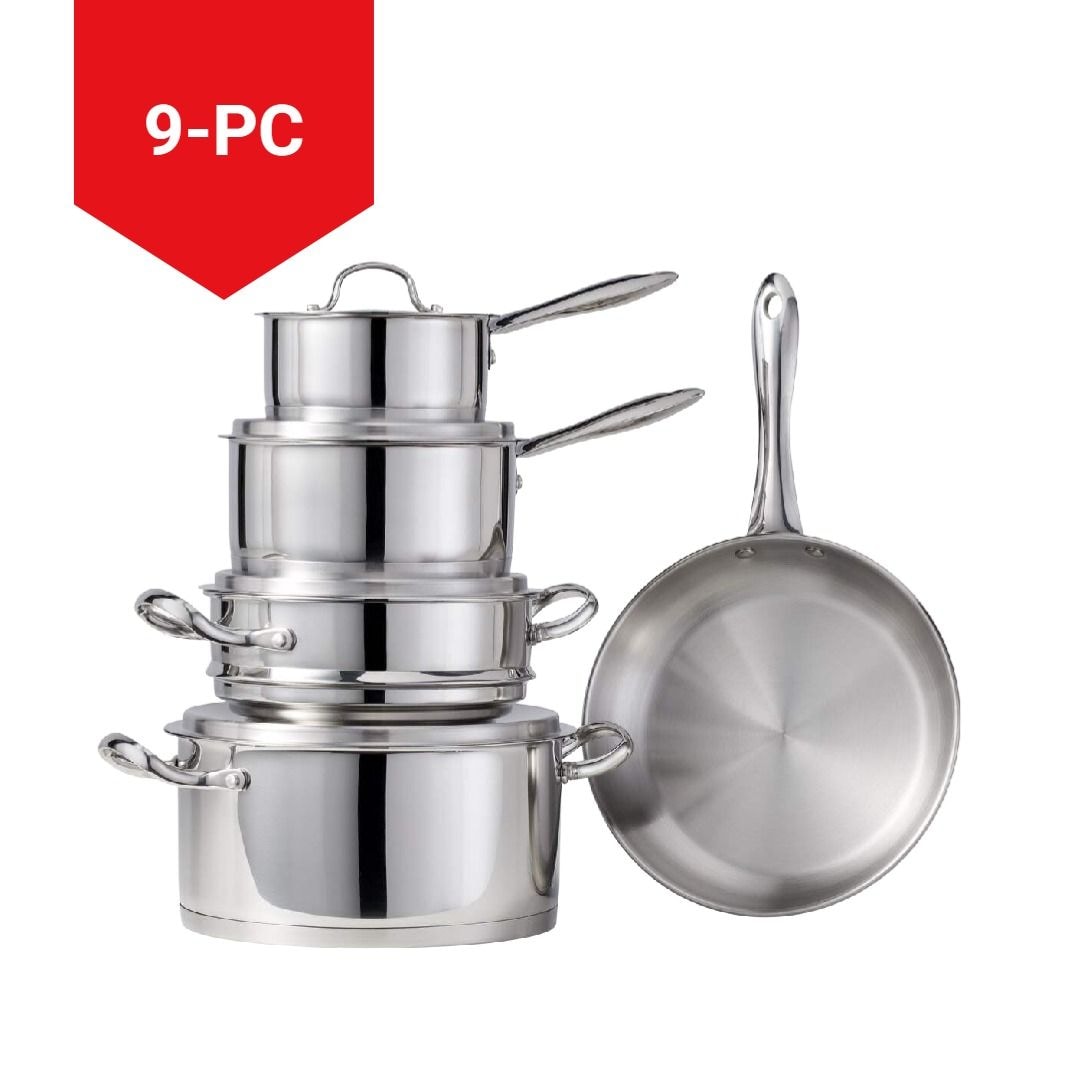 Avanti Stainless Steel Cookware Set, 9-pc K8N6 - product image 2