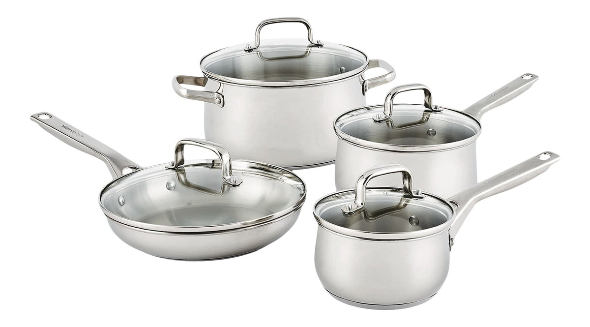 Classico Stainless Steel Cookware Set, 8-pc X4D9 - product image 2