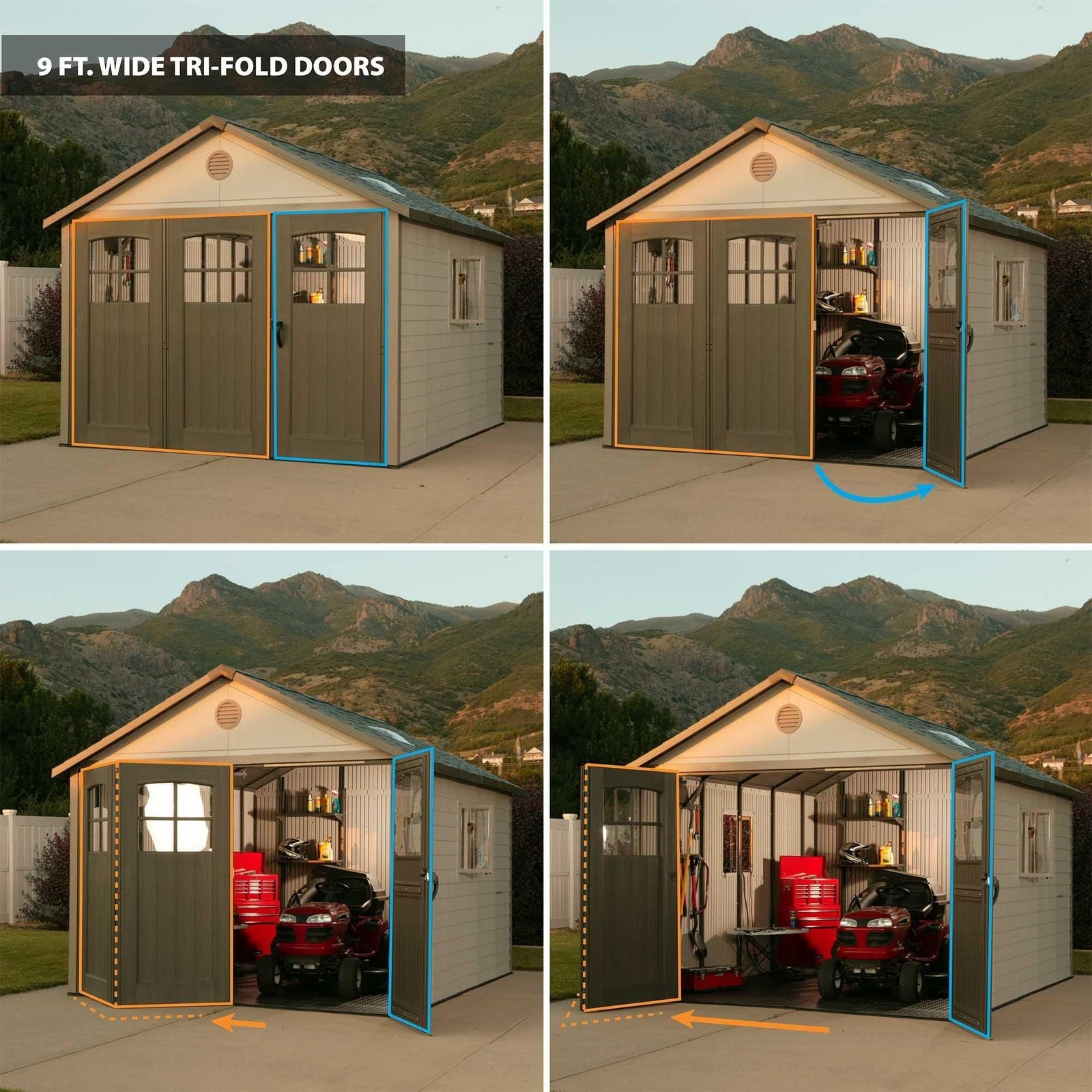 Outdoor Storage Shed, 11-ft x 11-ft R9E0 - product image 5