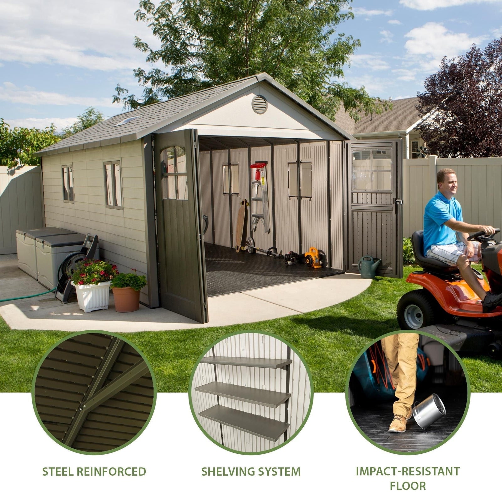 Outdoor Storage Shed, 11-ft x 18.5-ft W0I5 - product image 6
