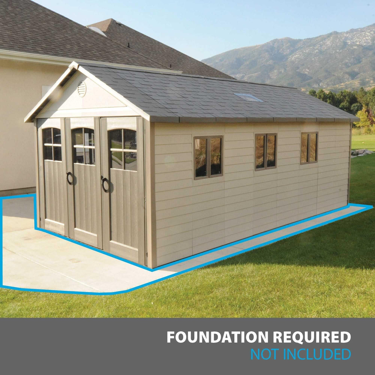 Outdoor Storage Shed, 11-ft x 21-ft U8D7 - product image 3