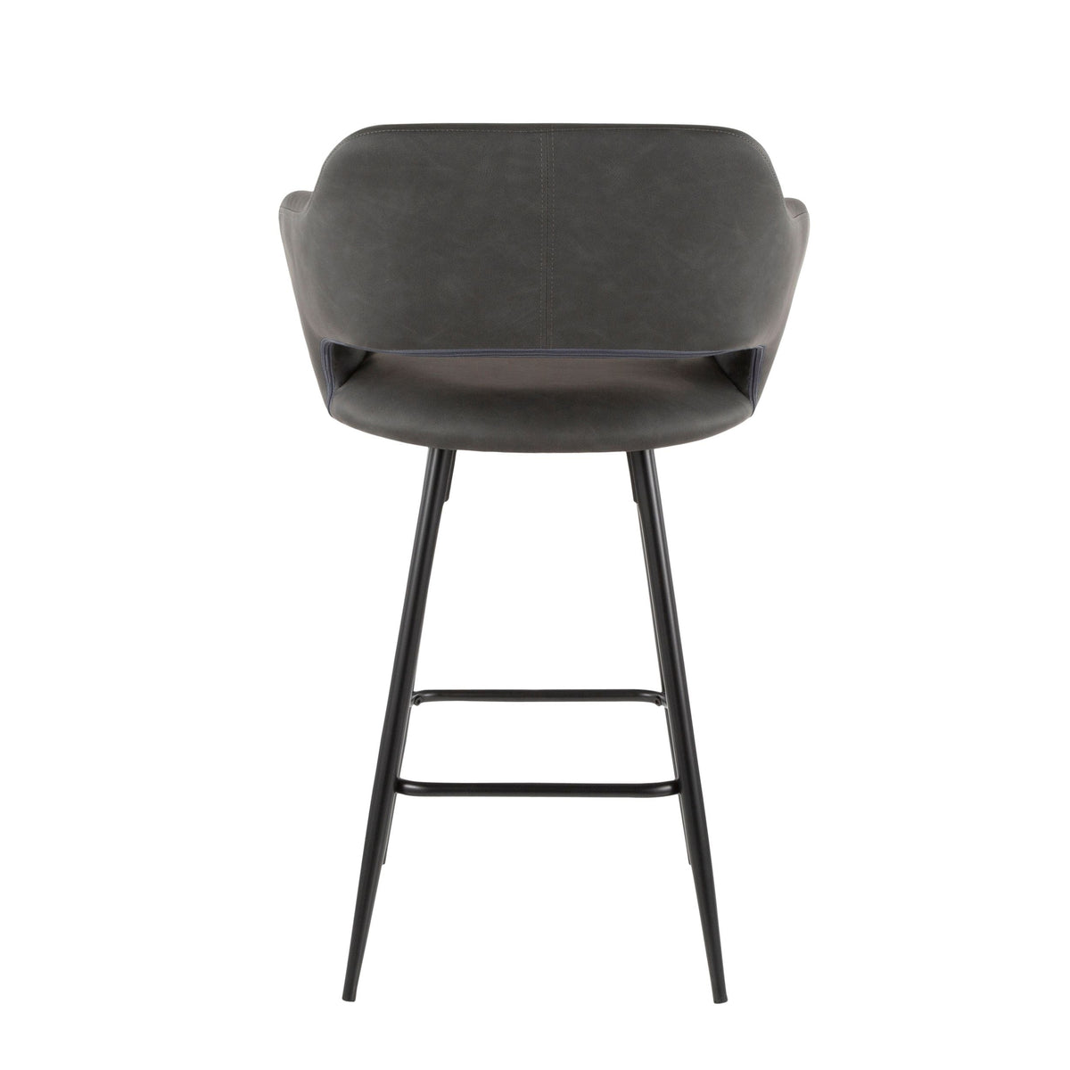 Margarite Fixed-Height Counter Stool, Black, 25-in, 2-pc Z0V0 - product image 7