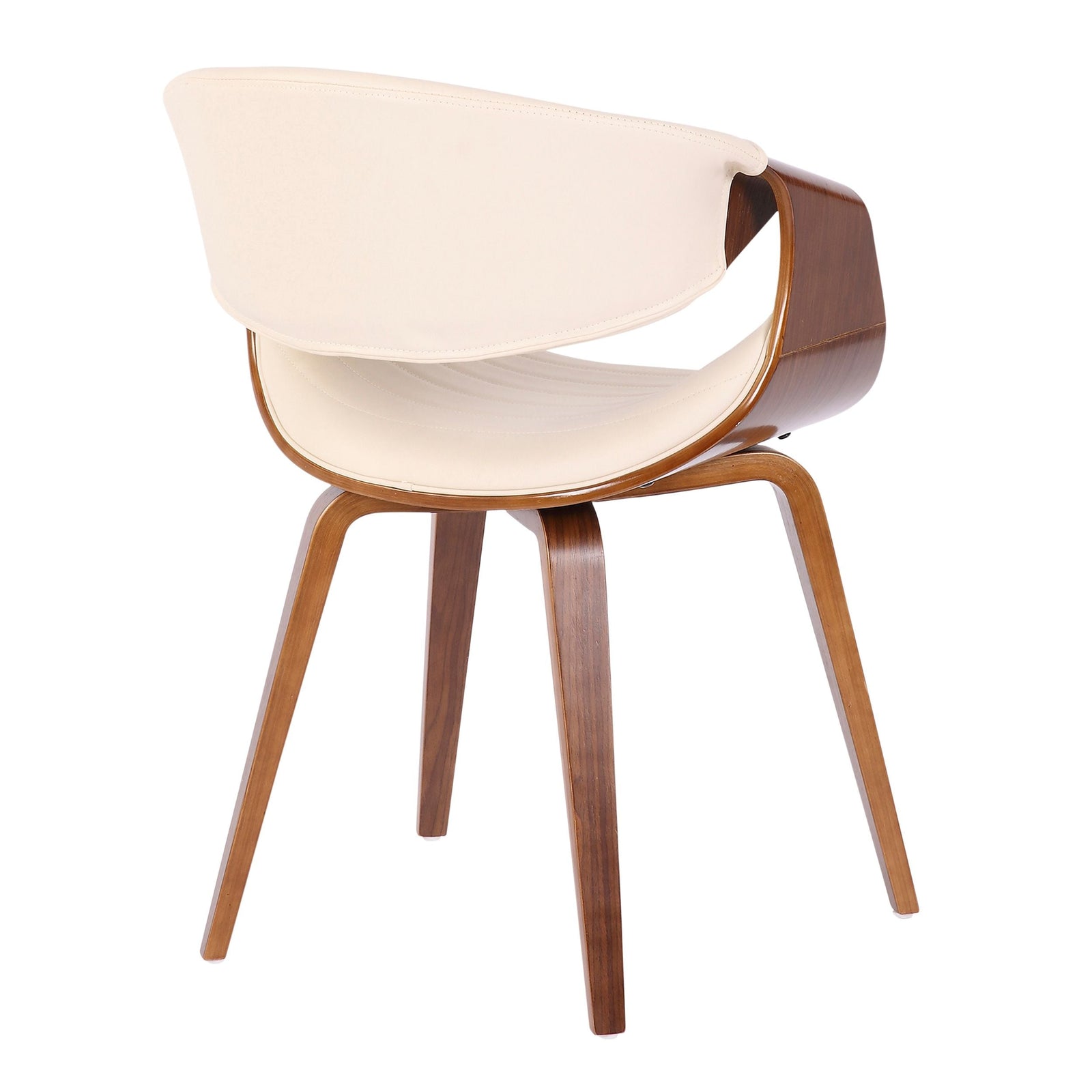 Symphony Faux Leather Dining/ Accent Chair, Cream H2S4 - product image 5