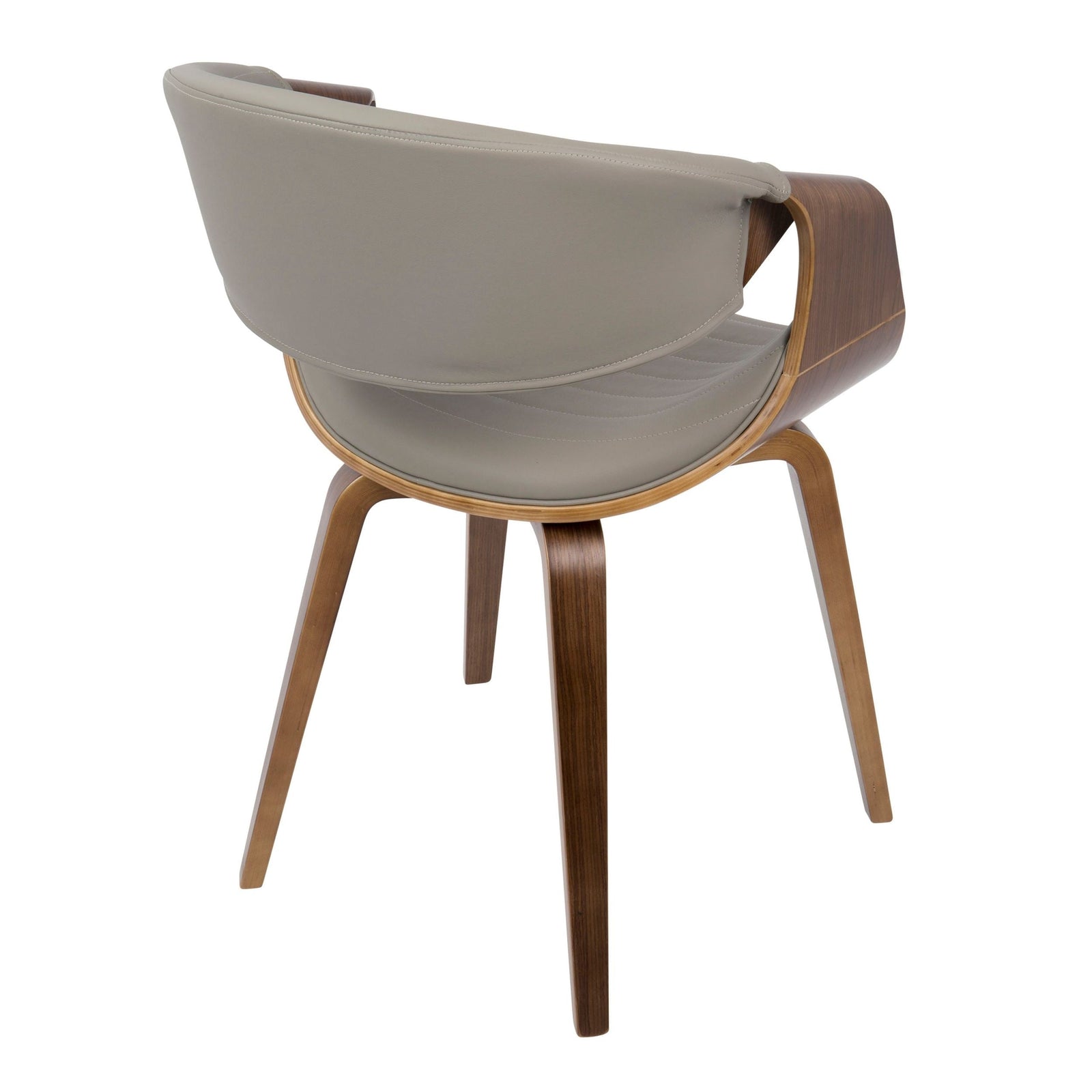 Symphony Faux Leather Dining/ Accent Chair, Grey Y4W9 - product image 6
