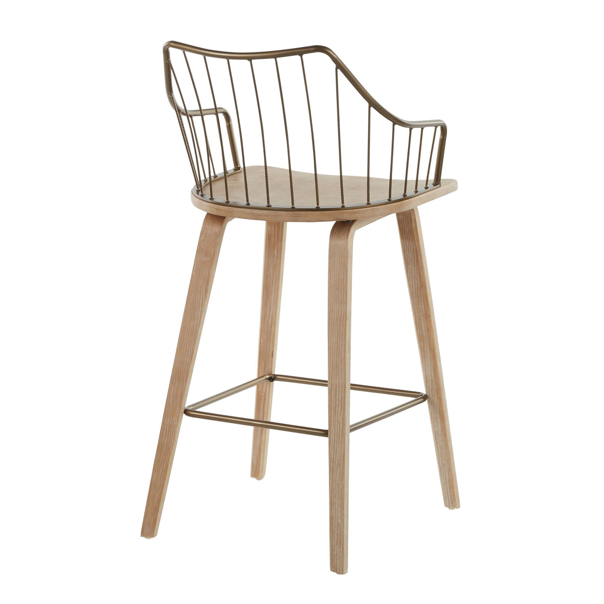 Winston Fixed-Height Counter Stool, Wood, 26-in Q0L4 - product image 6