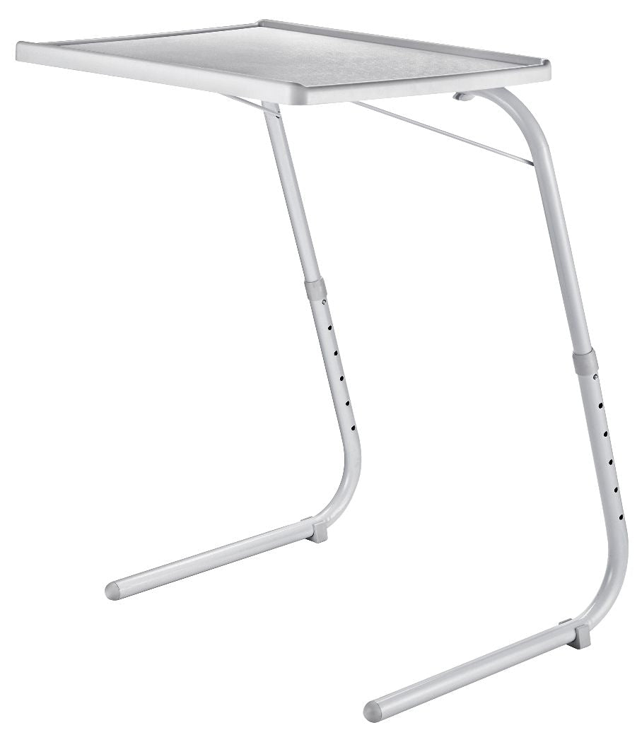 Kleen Tilt-a-Table Portable Height Adjustable TV Tray/Laptop Table, White B9A7 - product image 2