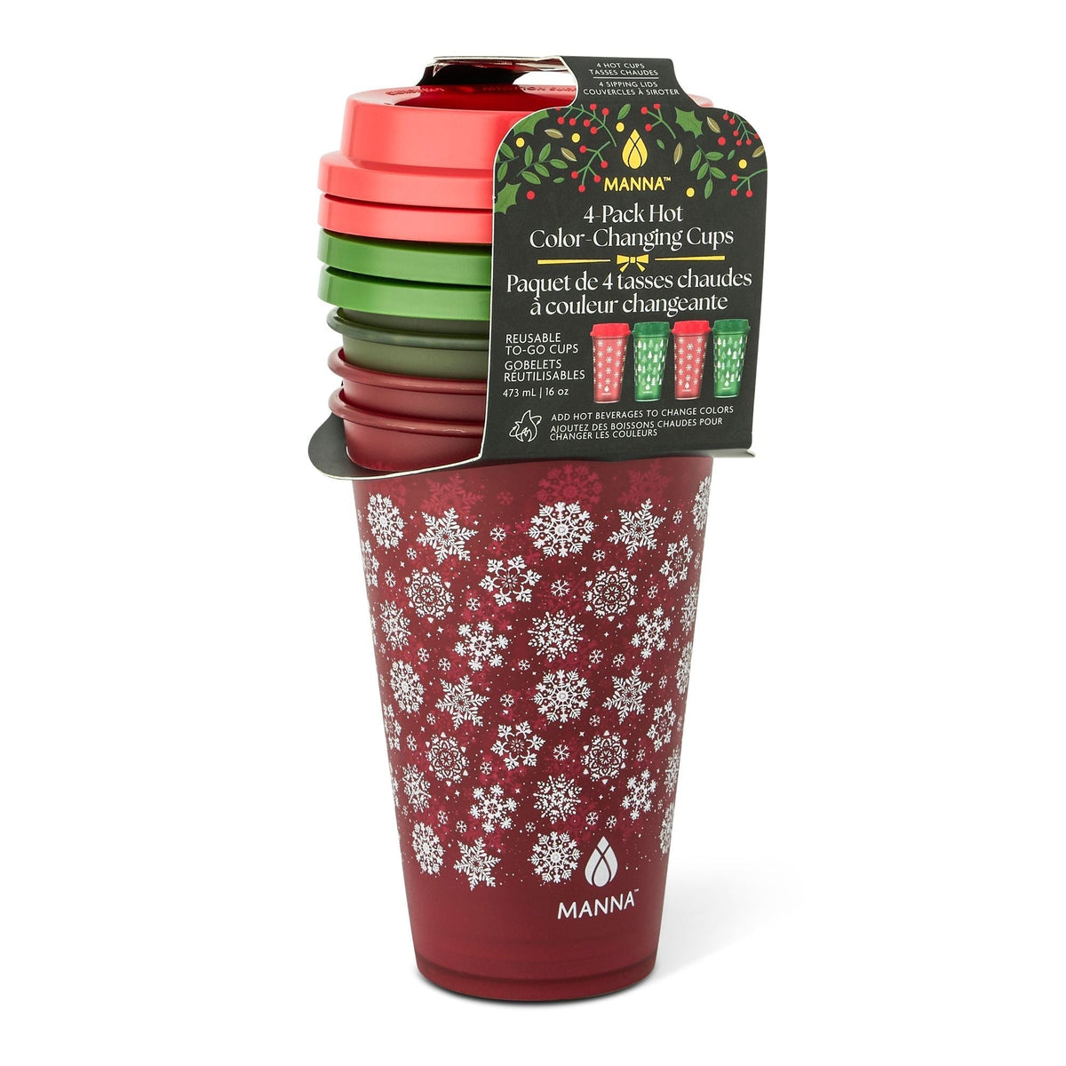 16-oz Reusable Colour-Changing Hot Cups, 4-pk A2U0 - product image 7
